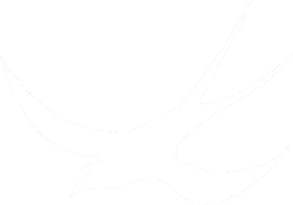 a tiny elegant bird icon